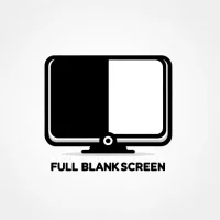 Blank Screens - Black & White